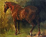 The English Horse of M Duval by Gustave Courbet